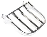 Bestem CHHD-SOFTL-RK Chrome Carrier Rack for Harley-Davidson Softail Sportster Dyna Fatboy