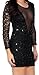 made2envy Sizzling Sequin Mini Cocktail Dress With Mesh Open Back