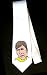Party Decoration Necktie with man, closed, eyes, face, Native American Indian Alaska