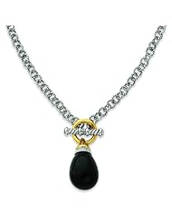 Sterling Silver Gold-plate Antiqued Pearl.