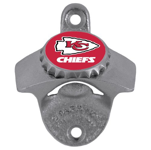 Kansas City Chiefs Wall Mounted Bottle Opener