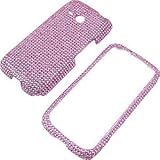 Rhinestones Shield Protector Case for HTC DROID Eris 6200, Pink Full Diamon ....