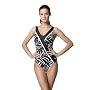 eleMar Damen Badeanzug, Cups, schwarz, 42 B-Cup, N&hellip eleMar