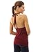PattyBoutik Women's Halter Keyhole Ruched Sides Top