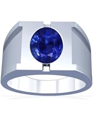 Platinum Oval Cut Blue Sapphire Solitaire Ring (GIA Certificate)