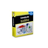 Honey-Can-Do LDY-01427 Laundry for Dummies Kit, Laundry Guide, Hamper, Bag, Ironing