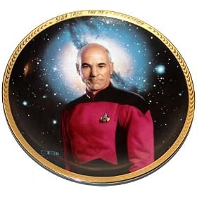 Star Trek The Next Generation Plate Captain Jean-Luc Picard