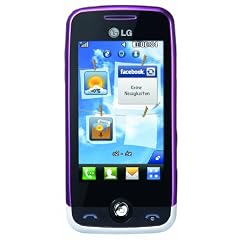 LG GS290 Cookie Fresh Handy (7.6cm (3") Display, Touchscreen, 2MP, 3.5mm Anschluss) wei�-lila