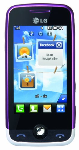 LG GS290 Cookie Fresh Handy (7,6 cm ( 3 Zoll ) Display, Touchscreen, 3 Megapixel Kamera) lila