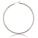 Areke Stainless Steel Large Hoop Earrings For Women,Hypoallergenic Set of 3 Pairs Golden Rose Gold Silver