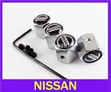 Nissan Anti Theft Tire Valve Stem Caps set of 4