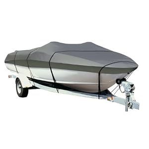 Covermate Select Fit Endurance 300 Storm Gray Cover For 14'-16' V-Hull, Tri-Hull Boats by