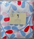 Pottery Barn Kids Abby Colorful Blue Red Petals Duvet Cover - FULL - QUEEN