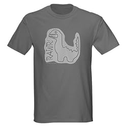 RAWR DINO Funny Dark T-Shirt by CafePress