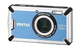 Pentax Optio W80 Digitalkamera (12,1 Megapixel, 5-fach opt. Zoom, 6,4 cm (2,5 Zoll) Display, bis 5m wasserdicht nach IP70) blau