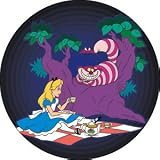 Alice in Wonderland Alice & Cheshire Cat Button B-DIS-0177