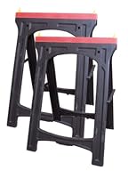 2 Folding Plastic Sawhorses