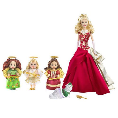 41zfD4ptBFL Barbie Holiday Entertainment Doll Toy Gift Set, Set Includes Three Orphan Characters From the Movie