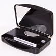 Lighted 10X Mirror Compact with Tweezer Compartment