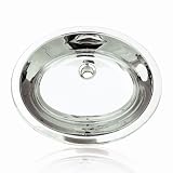 Decolav 1300-P 17-by-14-Inch Drop-in or Undermount Lavatory with Overflow, Polished Stainless