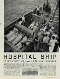 HOSPITAL SHIP - It is a floating haven for Navy wounded. ...... 1943 LIFE Magazine Article, A4980A.