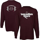 NCAA adidas Texas Southern Tigers Backfield Long Sleeve T-Shirt - Maroon