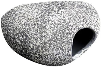 Small Rock Cave Ceramic Stone Decoration for Cichlids Fish Tank Aquarium