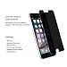 Ulifestyles Anti Spy Privacy Screen Protector for iPhone 7 Plus (5.5 inches), Mirror Tempered Glass Armor Guard Screen Protector, 9H Hardness, Explosion-Proof, Anti Scratch, Anti Shatter, Black