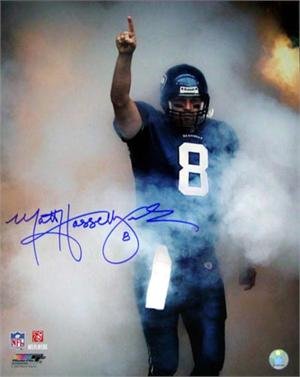 Matt Hasselbeck (Seattle Seahawks) 16x20 Photo (Fog Shot)