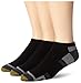 Gold Toe Men's 3-Pack Cushion Athletic Liner Sock
