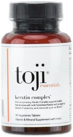 Toji Essentials: Keratin Complex | 17 Ingredients - Solubilized Keratin, Biotin, MSM & More | Keratin Complex Supports Healthy Hair Structure with a Proprietary Blend of Nutrients*