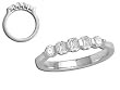 14K White Gold Diamond Band - 0.50 Ct.