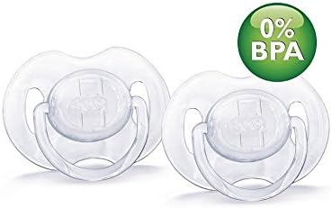 Philips Avent Pacifiers Transparent 0-6 Months 2 Pieces