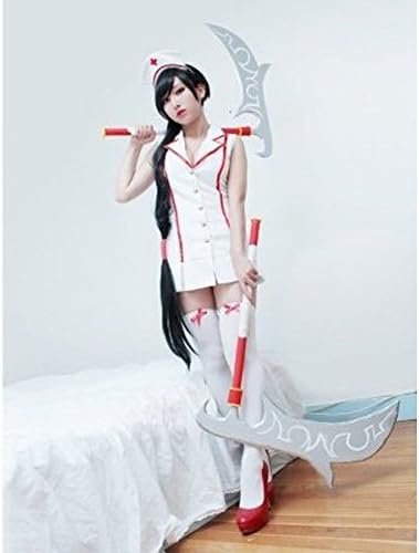 Computer Game LOL League of Legends Akali Cosplay Costume for Girls-Version A