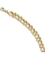 Leslies 14K Yellow Gold Fancy Link Bracelet