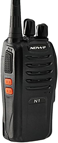NDWF Ham Two Way Radio VHF/UHF FM MHz Dual-Band Dustproof,Shakeproof,Unzerbrechlich Transceiver Black