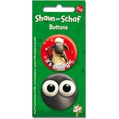 Shaun das Schaf - XL-Button 2er Set "M��hgic"