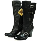 Harley Davidson 'Carina' Knee Boots Womens 8 - Black by Harley-Davidson