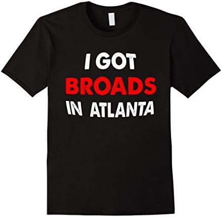 Men's I Got Broads in Atlanta T-Shirt Desiigner Panda Small Black