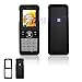 Kyocera S1300 Melo Cell Phone Black Rubber Feel Protective Case Faceplate Cover