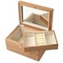 Wolf Designs 500432 Sherwood Medium Wood Jewel Box With Tray