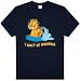 Search : Garfield - I Don't Do Mornings Specialty Products T-Shirt, L - Navy