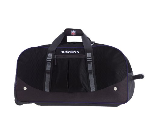 NFL Baltimore Ravens Wheeling Packaged 35-Inch Duffel Bag