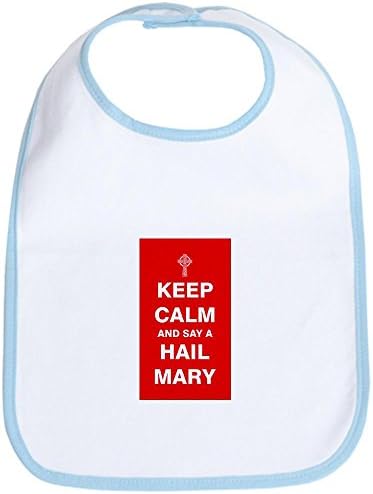 CafePress Keep Calm Bib - Standard Sky Blue