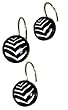 Zebra Shower Curtain Hooks