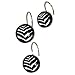 Zebra Shower Curtain Hooks