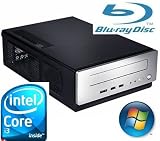 HTPCIntelBluray-502 xp  Intel Core i3-550 2x 3,2GHz  	4GB DDR3 (2x 2GB)  	Gigabyte H55N-USB3 (1 x PS/2, 1 x D-Sub, 1 x DVI-D, 1 x optical S/PDIF, 1 x HDMI, 4 x USB2.0, 2 x USB3.0, 1 x eSATA, 1 x RJ-45, 6 x audio)  	500GB 2,5″ Sata2  	Bluray-Slim-Combo (BR-Lesen/DVD-Brennen)  	Mini-HTPC-Gehäuse in Schwarz mit silberner Front und Front-USB/eSata/Audio (96mm (H) x 222mm (T) x 328mm (B)) DER SUPERLEISE BLURAY-WOHNZIMMER-PC MIT WINDOWS XP PROFESSIONAL SP3