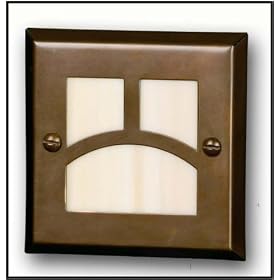 Highpoint Deck Lighting HP-725R-MBR Moab 12-Volt Recessed Outdoor Deck and Step Light Fixture, Antique Bronze