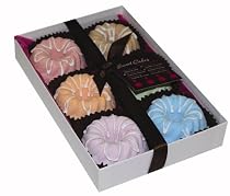 Upper Canada Soap & Candle Bath Bakery Sweet Cakes Bubble Bath Gift Set, 6 Assorted Fragrances, Boxed