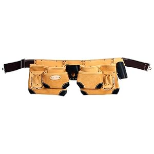 Style n Craft 93-428 10 Pocket Top Grain Tool Belt by 